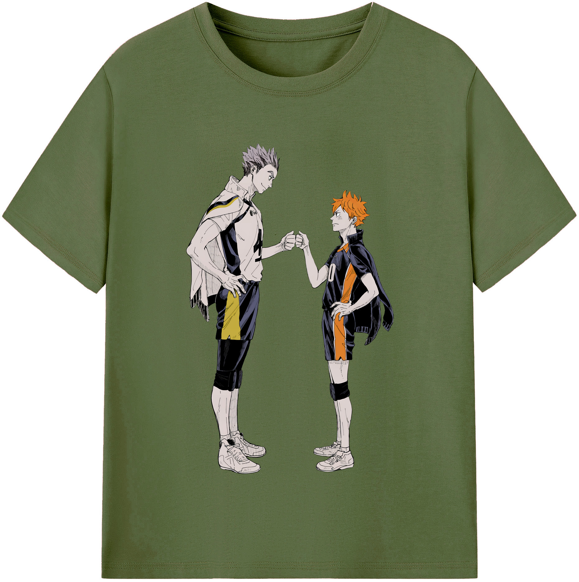 （画像用） ハイキュー!! Haikyu!! 綿100％半袖Tシャツ（フロントプリント）